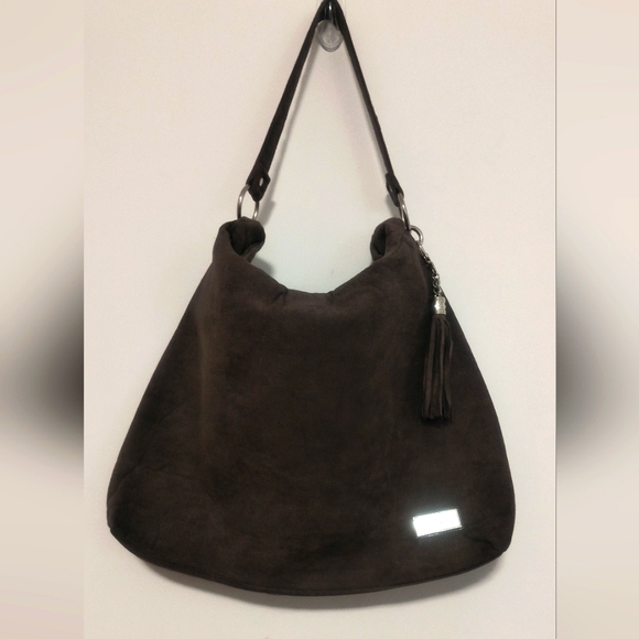 Bella Russo Handbags - Bella Russo / Faux Suede Brown Bag / NWOT
